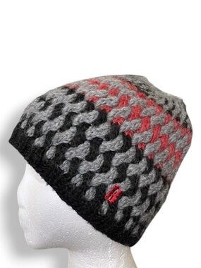 Bula unisex Winter Wool / Alpaca Blend Winter Red / Charcoal / Black Beanie